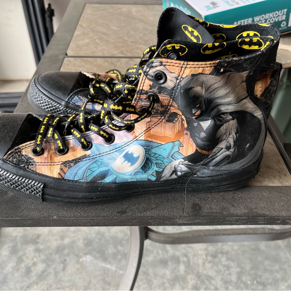 DC comic themed converses